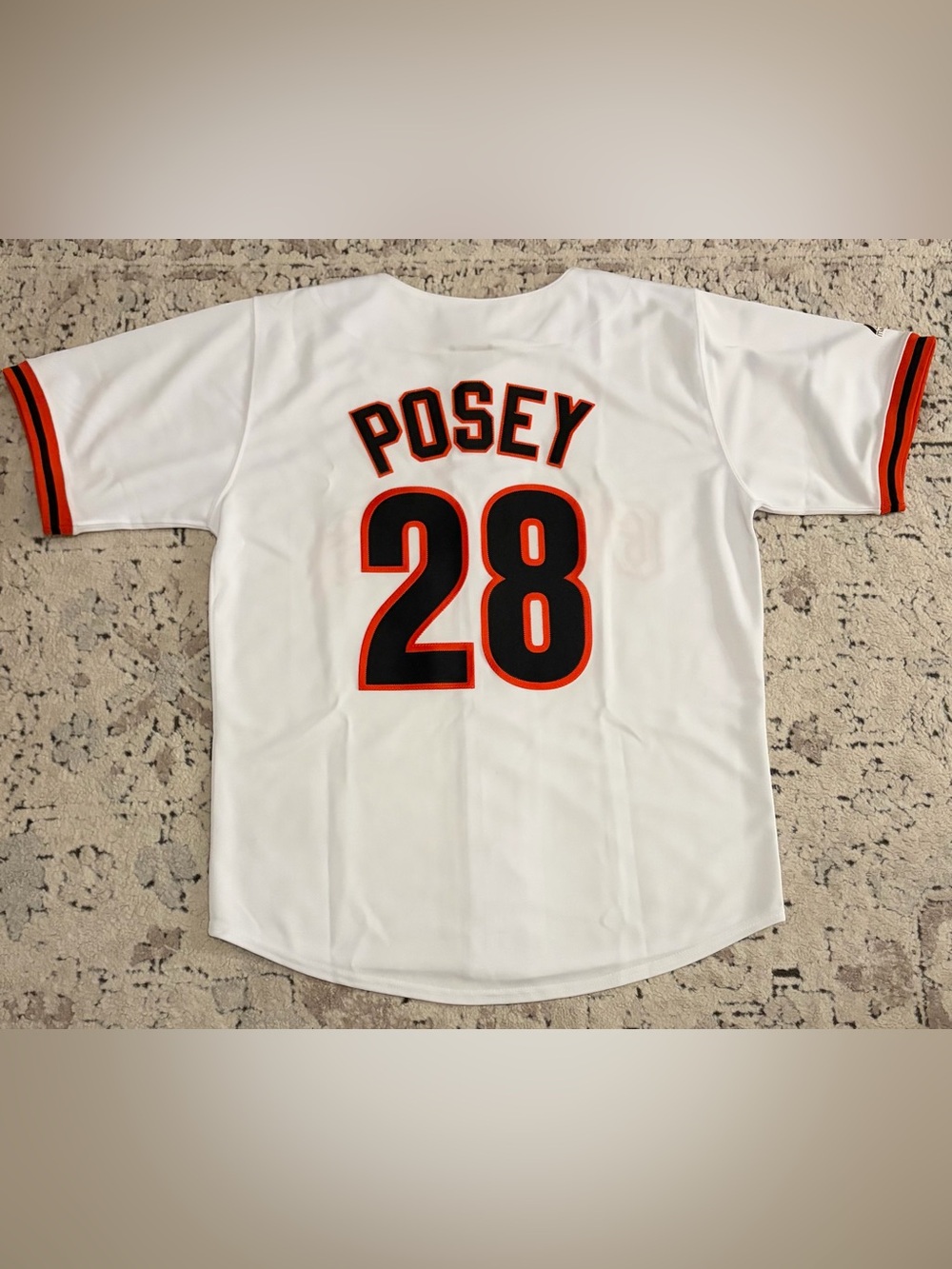 Majestic Authentic San Francisco Giants Buster Posey #28 MLB Jersey Men’s Size M